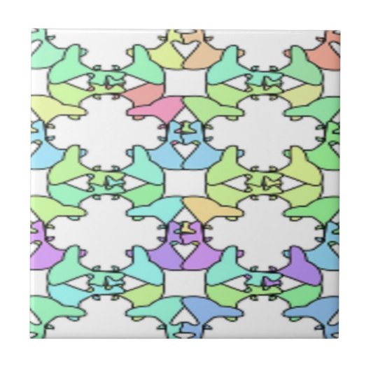 PASTEL FARBEN FLIESE (Vorderseite)