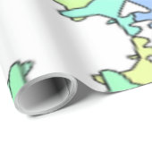 PASTEL FARBEN GESCHENKPAPIER (Rolleneckpunkt)