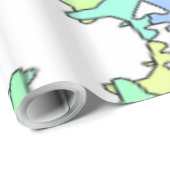 PASTEL FARBEN GESCHENKPAPIER (Rolleneckpunkt)