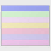 PASTEL FARBEN GESCHENKPAPIER (Flach)