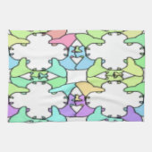 PASTEL FARBEN GESCHIRRTUCH (Horizontal)