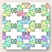 PASTEL FARBEN GETRÄNKEUNTERSETZER (Vorderseite)