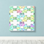 PASTEL FARBEN LEINWANDDRUCK (Insitu (Holzboden))