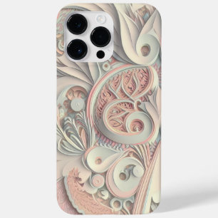 PASTEL FARBIERT EMBOSSED SEHEN ORNAMENTATION Case-Mate iPhone 14 PRO MAX HÜLLE
