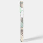 PASTEL FARBIERT EMBOSSED SEHEN ORNAMENTATION Case-Mate iPhone HÜLLE (Rückseite / Links)