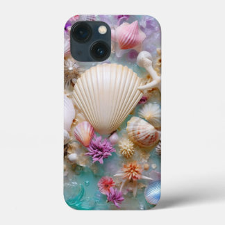 PASTEL FARBIERTE SAISHELLE IN EINEM KLAREN OZEAN Case-Mate iPhone HÜLLE