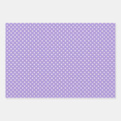 PASTEL FARBIGE EISER UND LILA POLKA-HUNDEN IM OSTE GESCHENKPAPIER SET (Vorderseite 2)