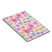 PASTEL-FARBIGE VALENTINKONVERSATION HERZEN NOTIZBLOCK (Rechte Seite)