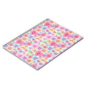 PASTEL-FARBIGE VALENTINKONVERSATION HERZEN NOTIZBLOCK (Linke Seite)