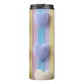 PASTEL-FARBSTREIFEN UND VALENTINE-HERZEN THERMOSBECHER (Rückseite)
