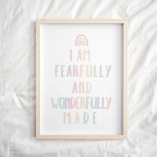 Pastel Fearful wunderbar gemacht Druck Poster