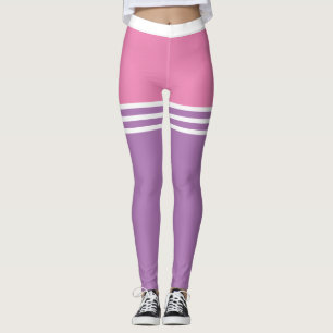Pastel   Fett gefärbte Farbmischung mit weißen O Leggings