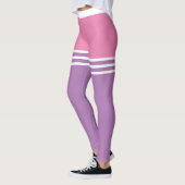 Pastel | Fett gefärbte Farbmischung mit weißen Obe Leggings (Links)