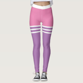 Pastel | Fett gefärbte Farbmischung mit weißen Obe Leggings