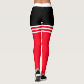 Pastel | Fett gefärbte Farbmischung mit weißen Obe Leggings (Rückseite)