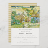 Pastel Fields Berglandschaft Paare Dusche Einladung (Vorne/Hinten)