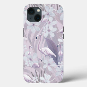 Pastel Flamingo Jungle Liebe 4 #art #tropical Case-Mate iPhone Hülle