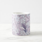 Pastel Flamingo Jungle Liebe 4 #art #tropical Kaffeetasse (Mittel)