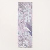 Pastel Flamingo Jungle Liebe 4 #art #tropical Yogamatte (Vorderseite)