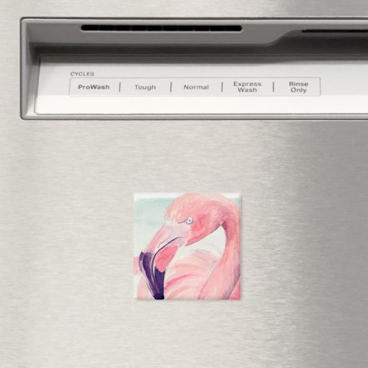 Pastel Flamingo Magnet (In Situ (Geschirrspüler))