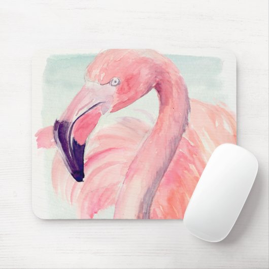 Pastel Flamingo Mousepad (Mit Mouse)