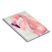 Pastel Flamingo Notizblock (Rechte Seite)