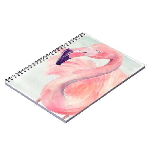 Pastel Flamingo Notizblock (Linke Seite)