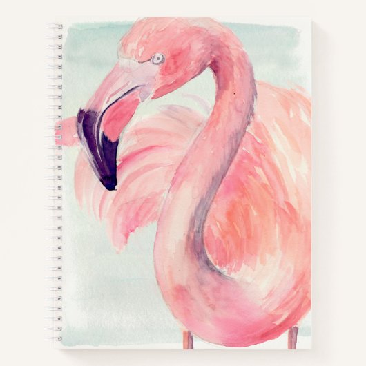 Pastel Flamingo Notizblock (Vorderseite)