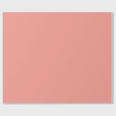 Pastel Flamingo Pink Color Geschenkpapier (Flach)