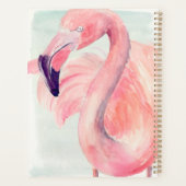 Pastel Flamingo Planer (Rückseite)