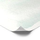 Pastel Flamingo Poster (Ecke)