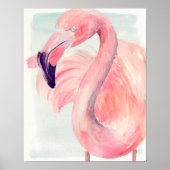 Pastel Flamingo Poster (Vorne)