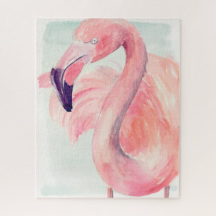 Pastel Flamingo Puzzle