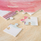 Pastel Flamingo Puzzle (Seite)