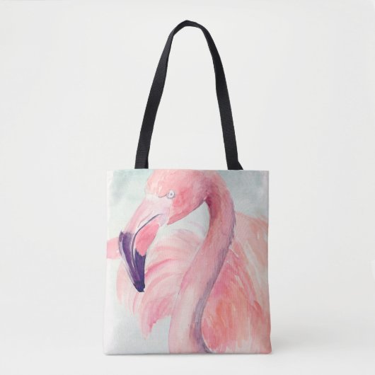 Pastel Flamingo Tasche (Vorderseite)