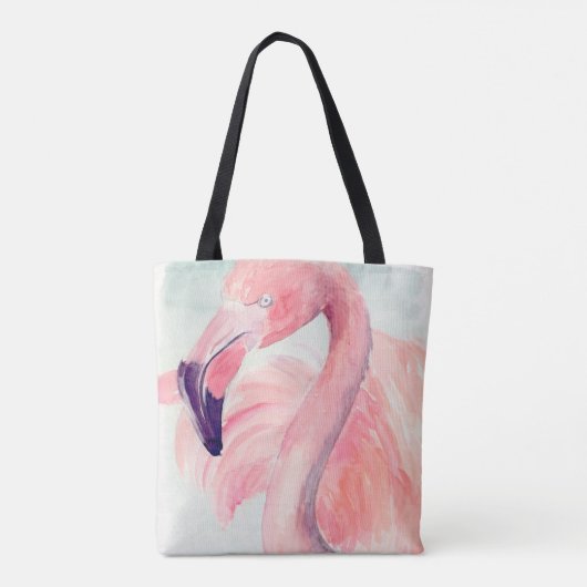 Pastel Flamingo Tasche (Rückseite)