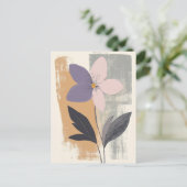 Pastel Flora in Stille #092 Postkarte (Stehend Vorderseite)