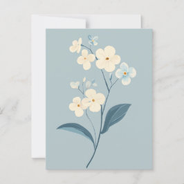 Pastel Flora in Stille #093 Postkarte