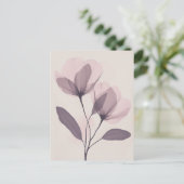 Pastel Flora in Stille #100 Postkarte (Stehend Vorderseite)