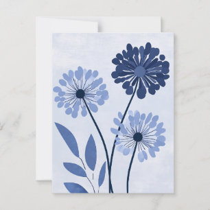 Pastel Flora in Stille #102 Postkarte