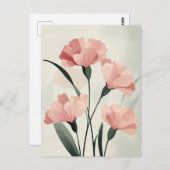 Pastel Flora in Stille #103 Postkarte (Vorne/Hinten)