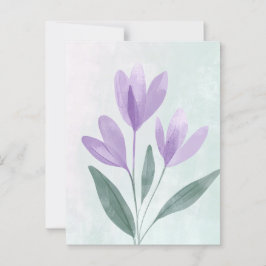 Pastel Flora in Stille #107 Postkarte