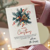 Pastel Floral Arrangement Frohe Weihnachten