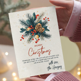 Pastel Floral Arrangement Frohe Weihnachten