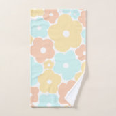 Pastel Floral Badhandtuch Set (Handtuch)