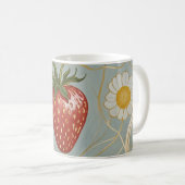 Pastel Floral & Berry Delight Kaffeetasse (VorderseiteRechts)