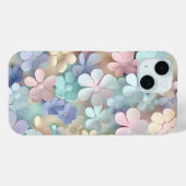 Pastel Floral Blossom 3D Phone Case (Rückseite (Horizontal))