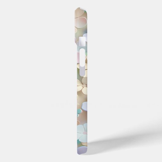 Pastel Floral Blossom 3D Phone Case (Rückseite / Links)