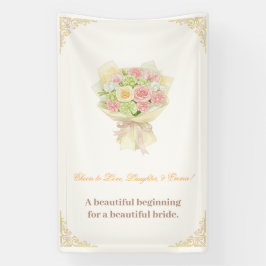Pastel Floral Bridal pastel bouquet Elegant  Banner