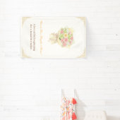 Pastel Floral Bridal pastel bouquet Elegant Banner (InSitu)
